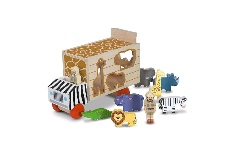 Melissa & Doug: Animal Rescue - Shape Sorting Truck