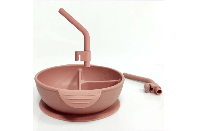 Haakaa: Silicone Divided Suction Bowl - Blush