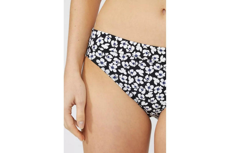 Debenhams Womens/Ladies Ditsy Print Bikini Bottoms (Black) (20 UK)