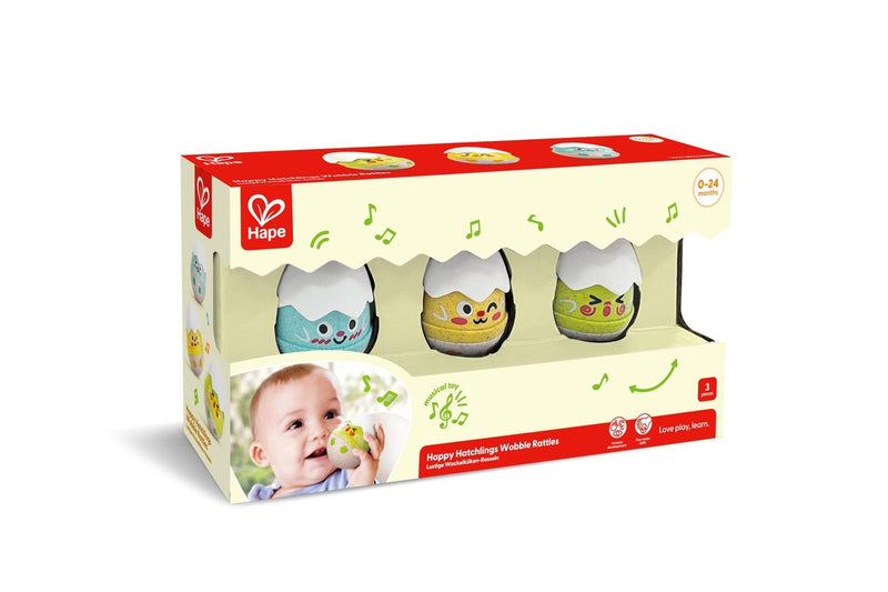 Hape: Happy Hatching Wobble Rattles