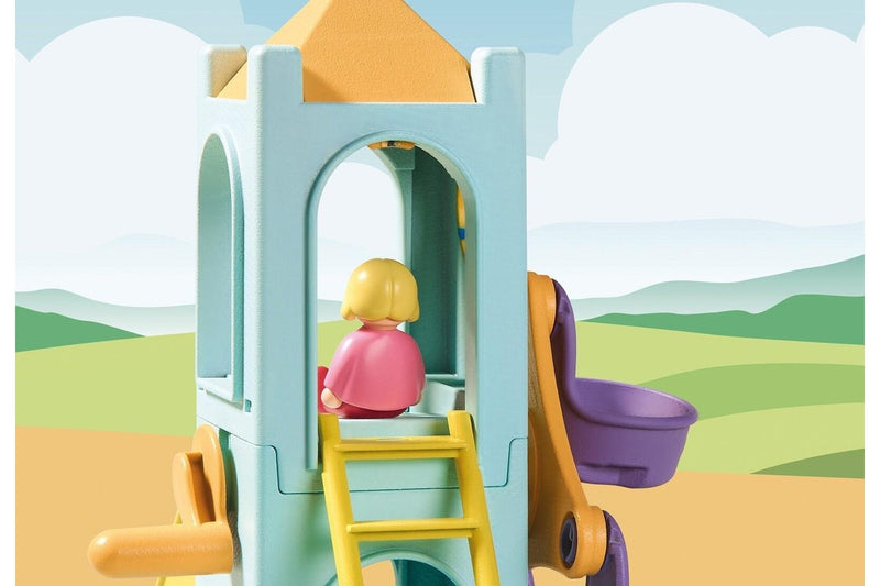 Playmobil: 1.2.3 Adventure Tower with Ice cream Booth (71326)