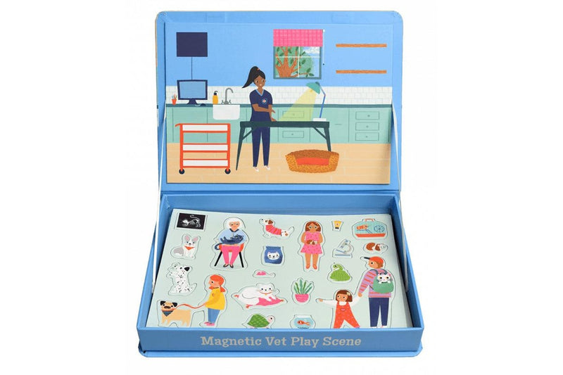 Rex London: Magnetic Vet Play Scene Set - (75 pieces)