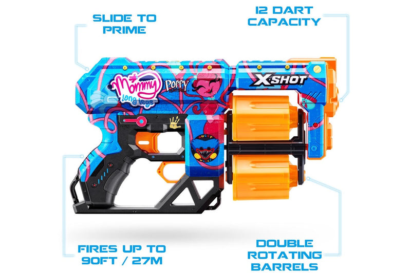 Zuru: X-Shot Skins Dread Blaster - Poppy Playtime (Gametime)