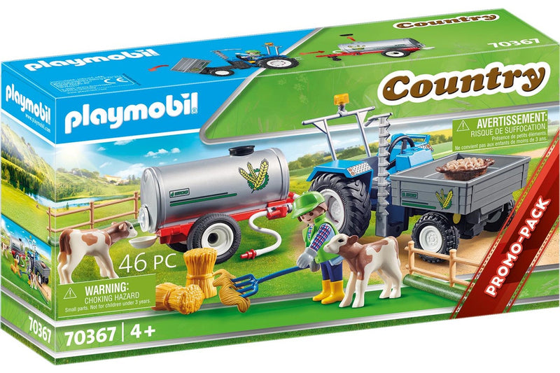 Playmobil: Country - Loading Tractor with Water Tank (70367)