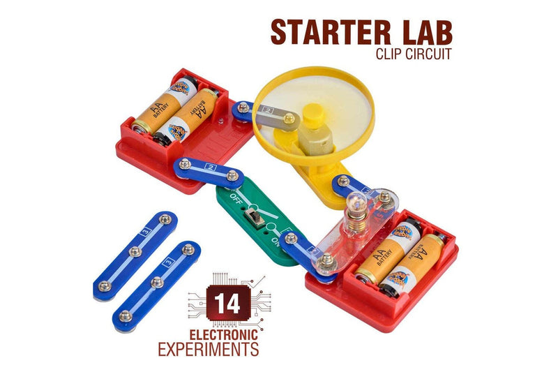 Heebie Jeebies Clip Electric Circuit Starter Lab Kids Children's Science Set 7+