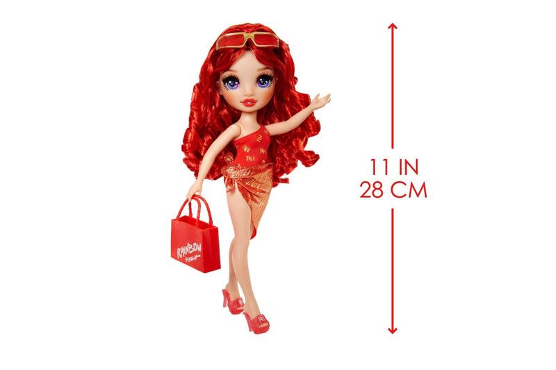 Rainbow High: Swim & Style Doll - Ruby Anderson (Red)