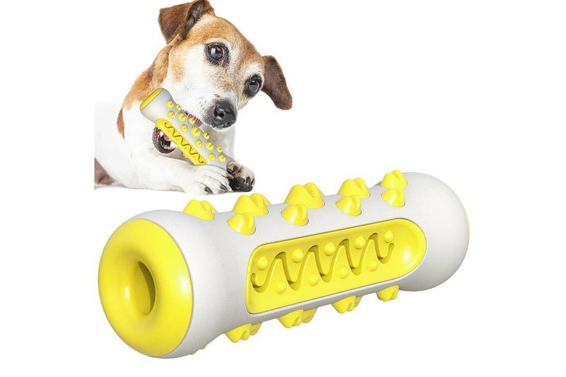 Dog Chew & Teeth Cleaning Toy - Yellow