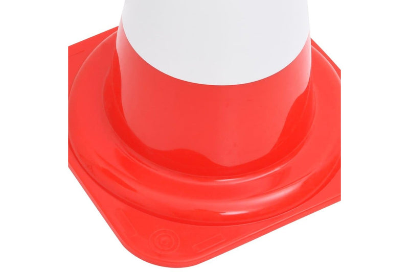 Reflective Traffic Cones 20 pcs Red and White 50 cm vidaXL