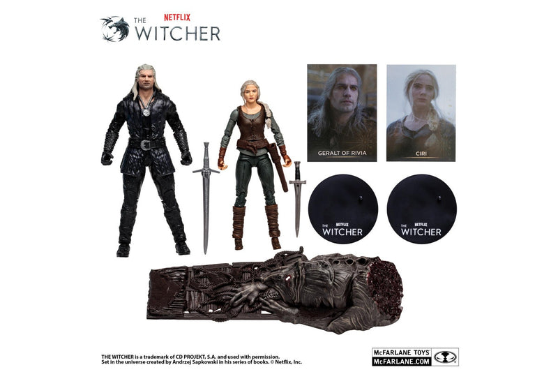 The Witcher: Geralt & Ciri (Season 3) - 7" Figure 2-Pack