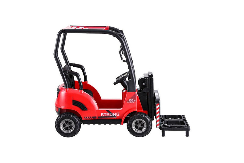 Rigo Kids Electric Ride On Car Forklift Loader Toys Cars Horn Remote 12V Red