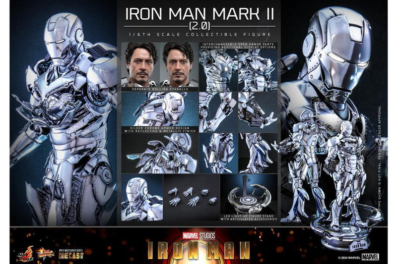 Marvel: Iron Man Mark II (2.0) - 13" Action Figure