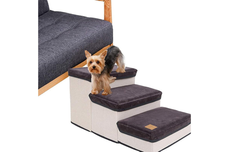 3 Layer Pet Stairs + Storage For Bed And Sofa