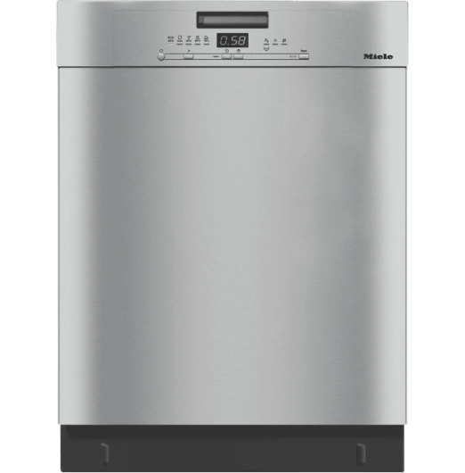 Miele 60cm Built Under Dishwasher Clean Steel