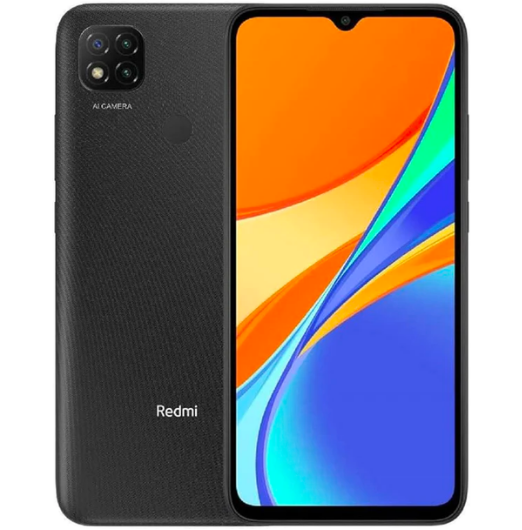 Xiaomi Redmi 9C Smartphone 128GB + 4GB 6.53"HD + Dot Drop Display 5000mAh, Face Recognition AI, 13 MP, Triple Camera (Midnight Gray)