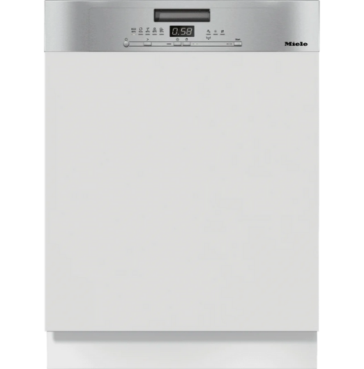 Miele 60cm Semi Integrated Dishwasher Clean Steel Facia