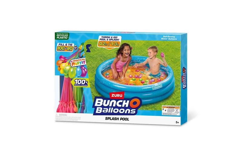 Zuru Bunch O Balloons Splash Pool Kids Children Toy w 100 Water Balloons 5y+