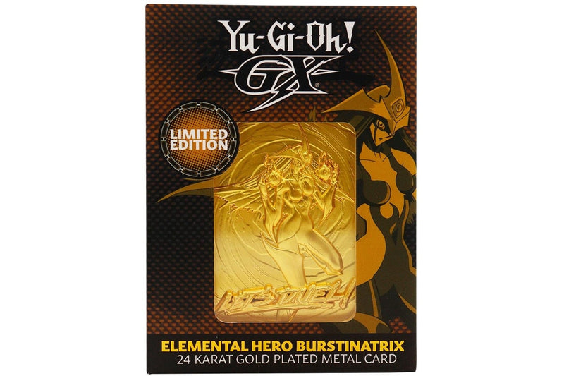 Yu-Gi-Oh! Elemental Hero Burstinatrix (24K Gold Plated) - Ingot