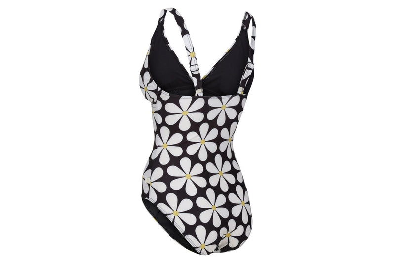 Regatta Womens/Ladies Orla Kiely Daisy One Piece Swimsuit (Black) (8 UK)