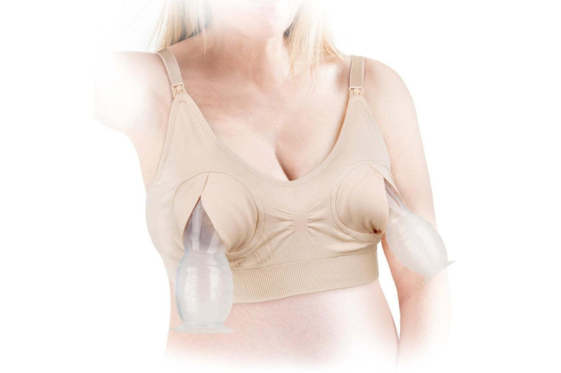 Haakaa: Hands-Free Pumping & Nursing Bra - Black (XL)