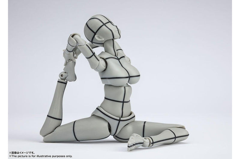 Body-Chan (Kentaro Yabuki Wireframe Gray) - S.H.Figuarts Figure