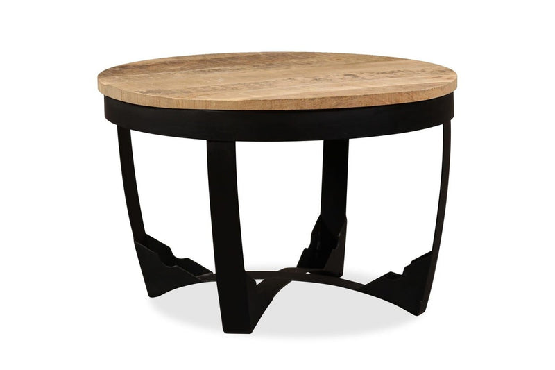 Coffee Table Solid Rough Mango Wood 60x40 cm vidaXL