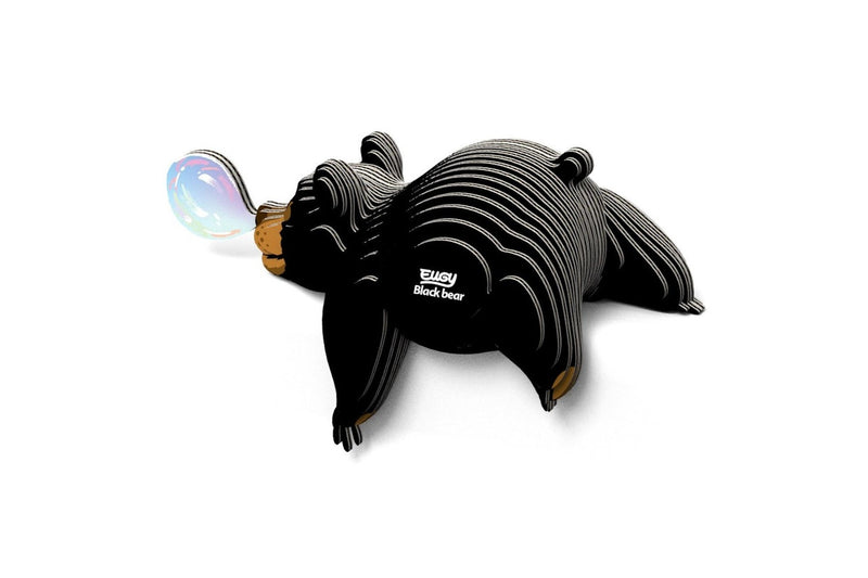 Eugy: Black Bear - 3D Cardboard Model