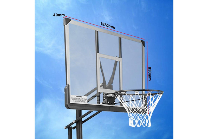 Kahuna Height-Adjustable Basketball Portable Hoop for Kids and Adults