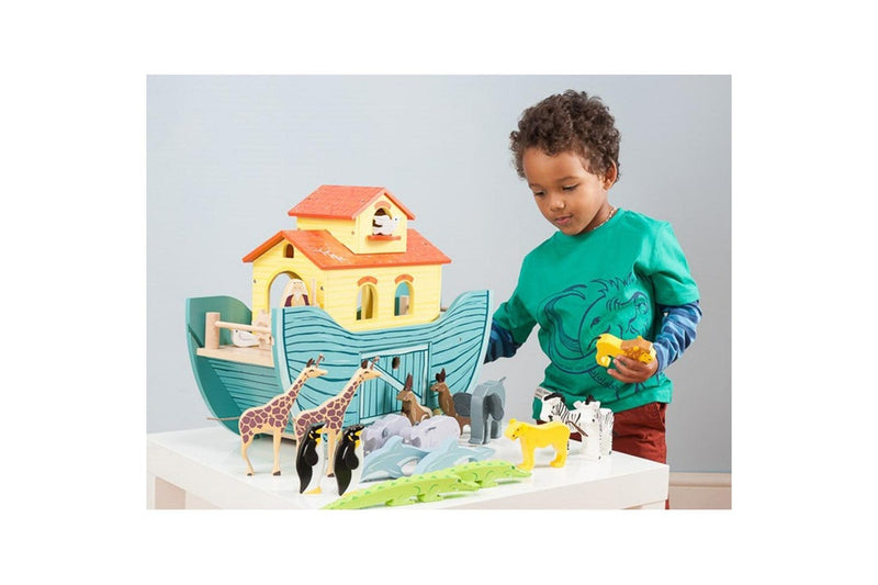 Le Toy Van 51cm Noah's Great Ark Wooden Activity Fun Play Toy Kids Children 3y+