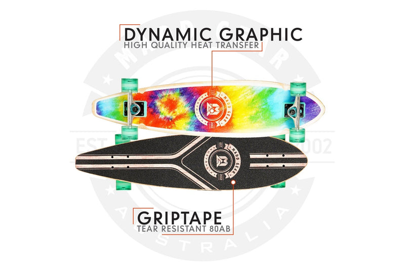 Madd Gear 36" Pintail Longboard - Tie Dye