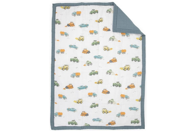 Little Unicorn: Toddler Bedding Set - Work Trucks