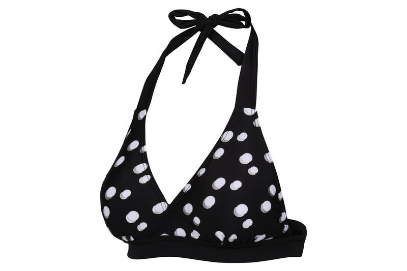 Regatta Womens/Ladies Flavia Polka Dot Bikini Top (Black/White) (12 UK)