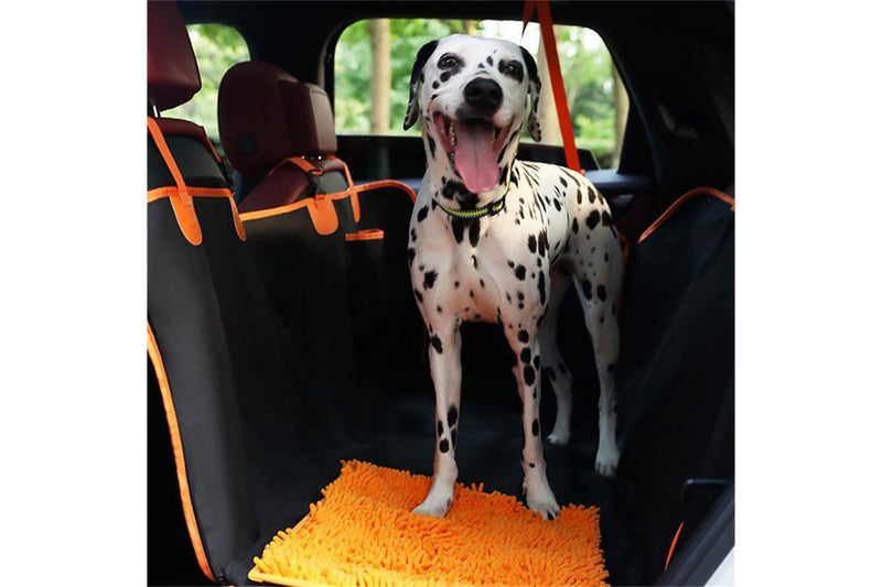 PETSWOL: Dog Car Seat Cover with Snuffle Mat