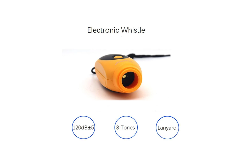 Electronic Whistle 3 Tone Hand Held Lanyard Survival Team Sports Referee 120Db Safety Whistles