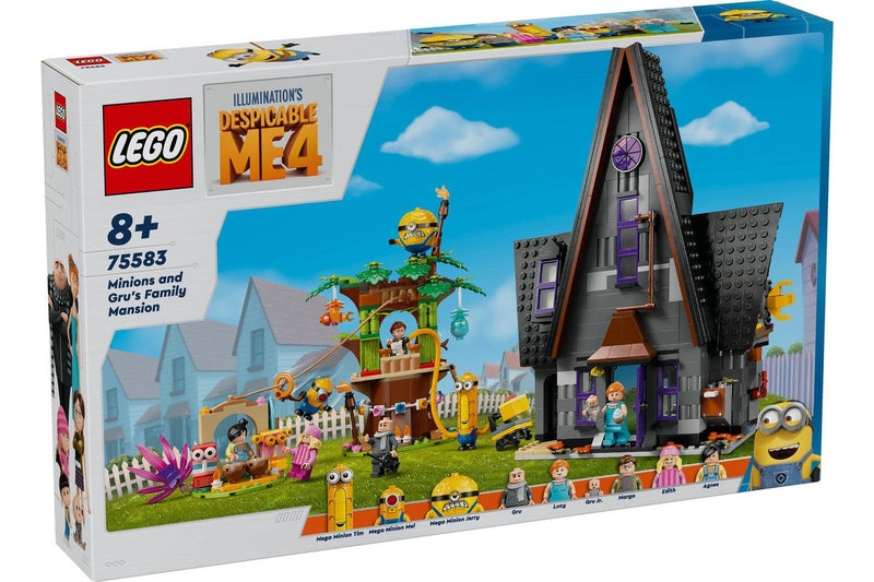 LEGO Despicable Me 4: Minions and Gru's Family Mansion - (75583)