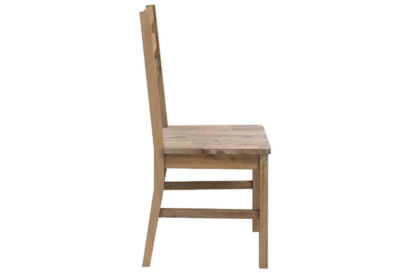 4 Pcs Solid Acacia Wood Dining Chairs