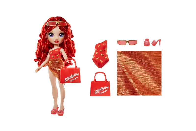 Rainbow High: Swim & Style Doll - Ruby Anderson (Red)