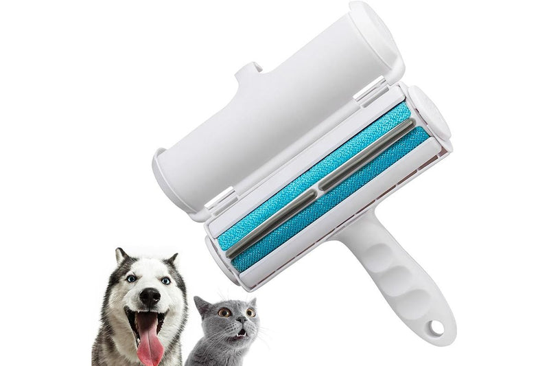 Reusable Pet Hair Remover Roller (Blue)