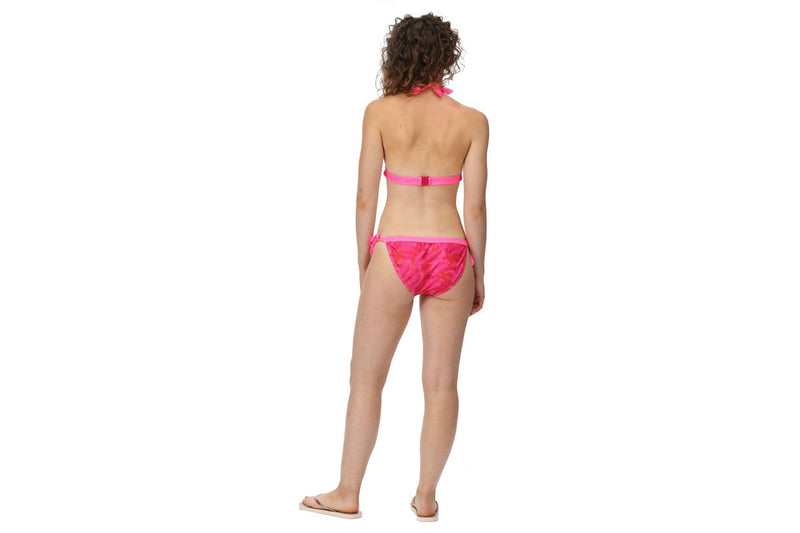 Regatta Womens/Ladies Flavia Palm Leaf Bikini Bottoms (Fusion Pink) (10 UK)