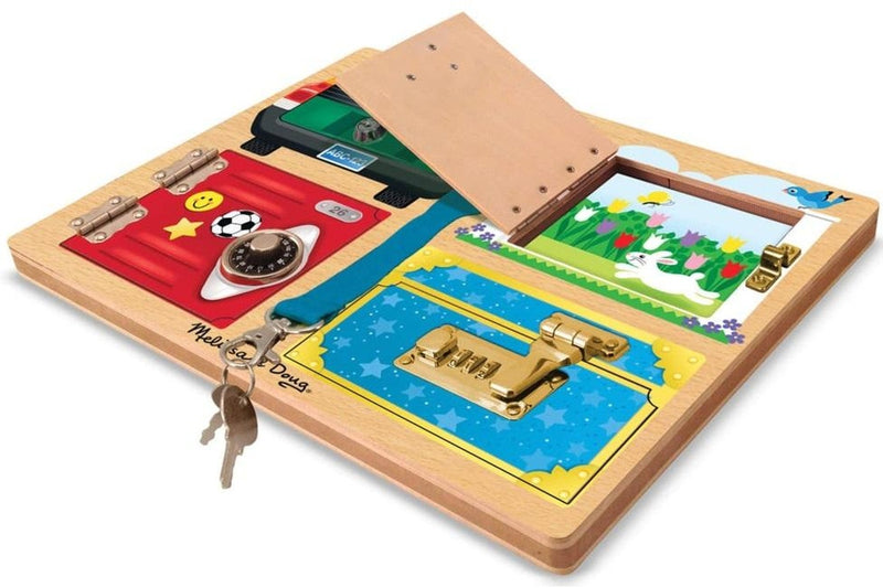 Melissa & Doug: Locks & Latches - Activity Board