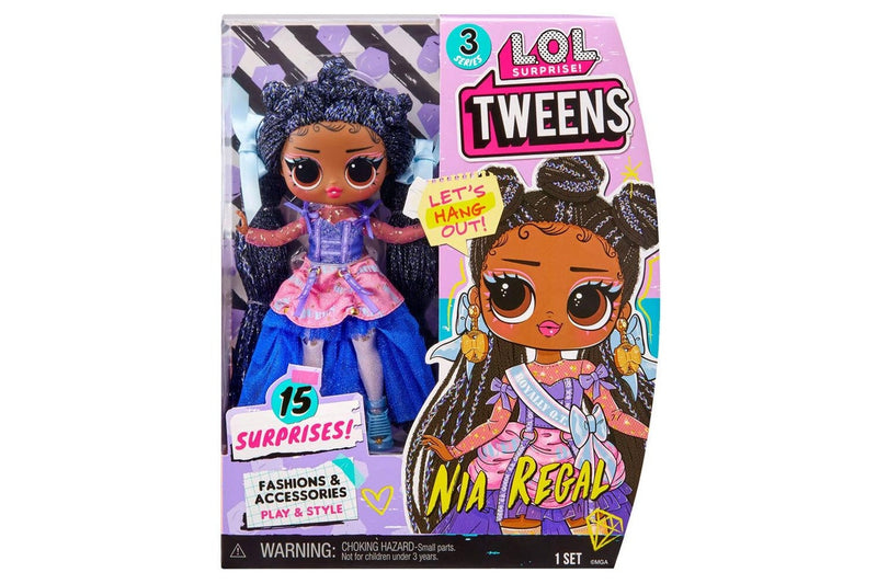 L.O.L Surprise Tweens 16.5cm Fashion Doll S3 Nia Regal Kids Children Toy 3y+