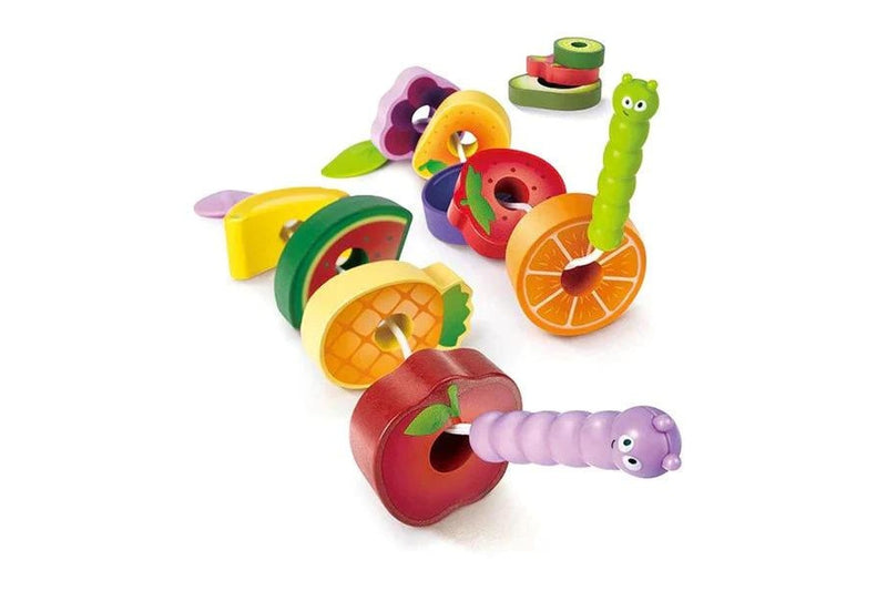 Hape: Caterpillar Fruit Feast - Wooden Set