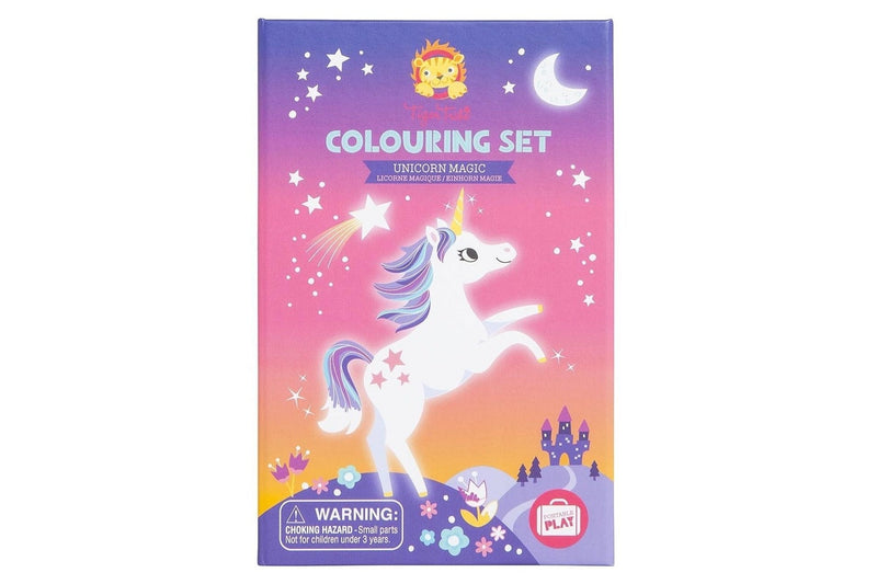 Tiger Tribe: Colouring Set - Unicorn Magic