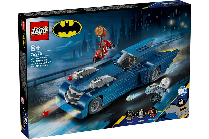 LEGO DC Comics: Batman with the Batmobile vs. Harley Quinn and Mr. Freeze - (76274)