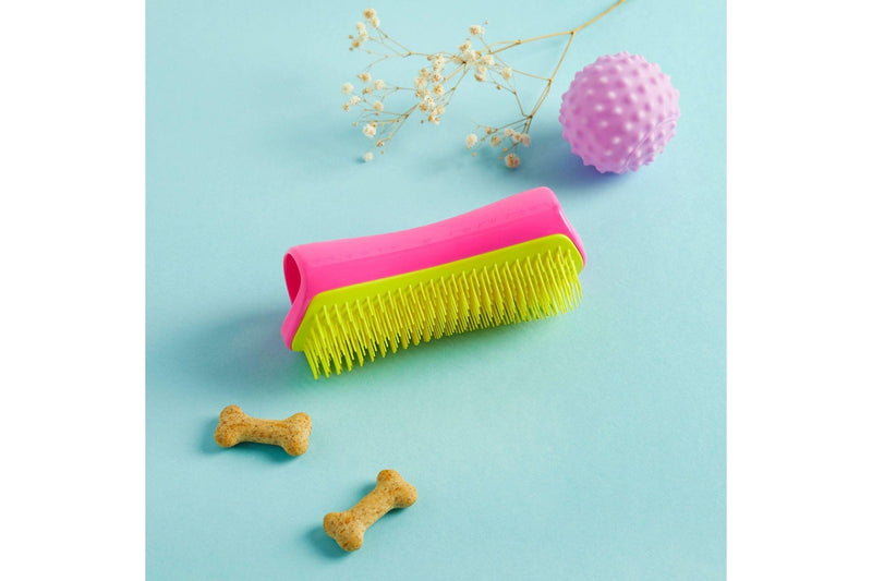 Pet Teezer: Detangling Brush - Pink/Yellow