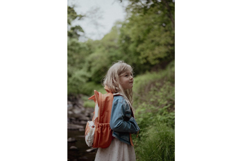 Sassi: A4 Junior Recycled Backpack - Crunchy the Fox