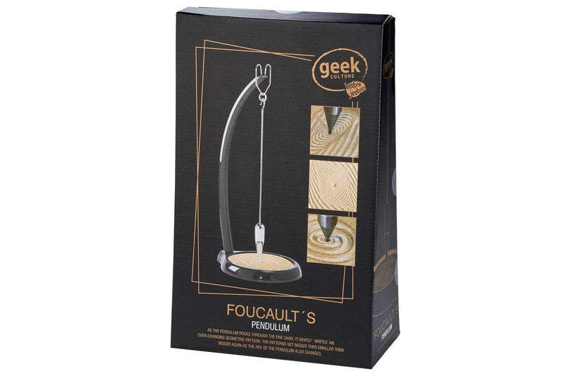 Geek Culture Foucault's Hanging Plastic Sand Pendulum Office Desk Accessory 38cm