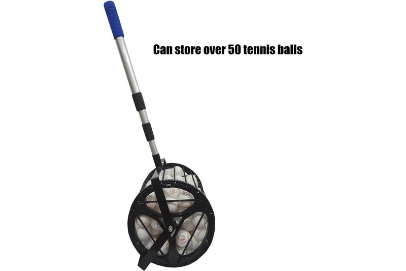 Tennis & Pickleball Ball Picker for Coaches, Players, Schools & Clubs - 55 Ball Capacity