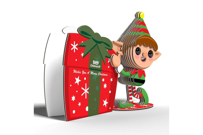 Eugy: Christmas Elf - 3D Cardboard Model