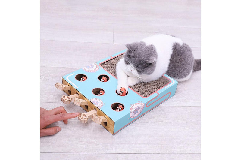 Pets Cat Scratcher 3 in 1 Interactive Cat Toy Cat Scratcher Cardboard