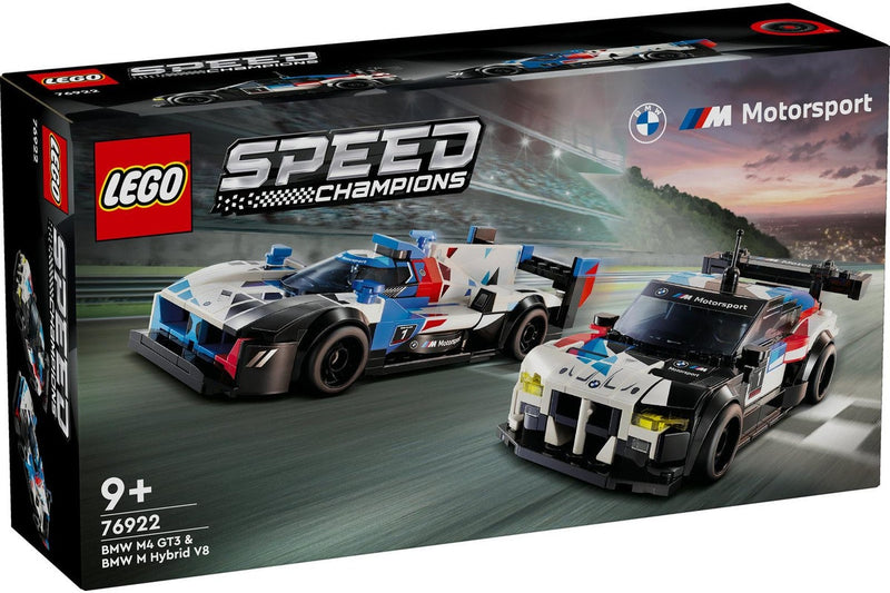 LEGO Speed Champions: BMW M4 GT3 & BMW M Hybrid V8 Race Cars - (76922)